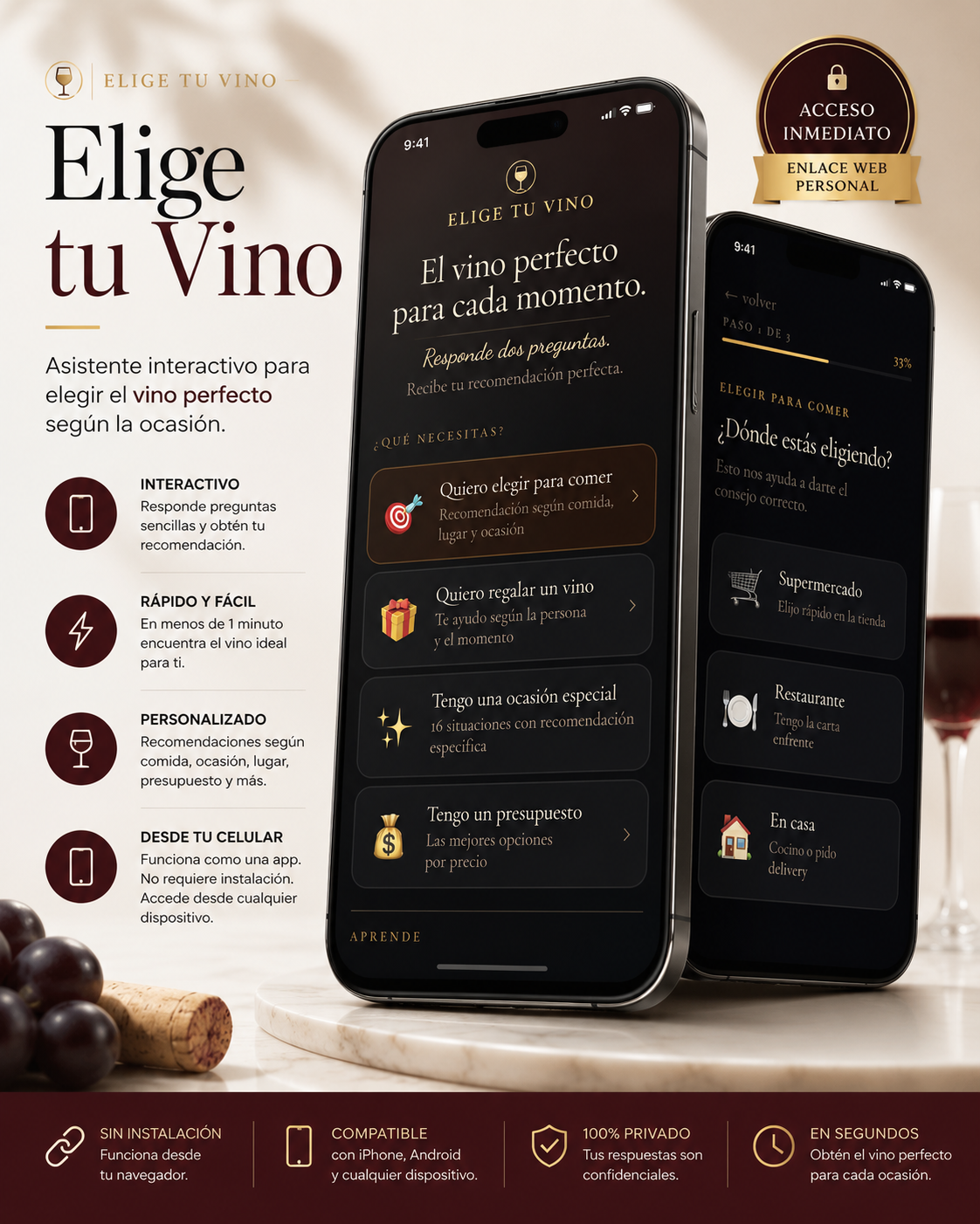 Elige tu Vino. Asesor Digital